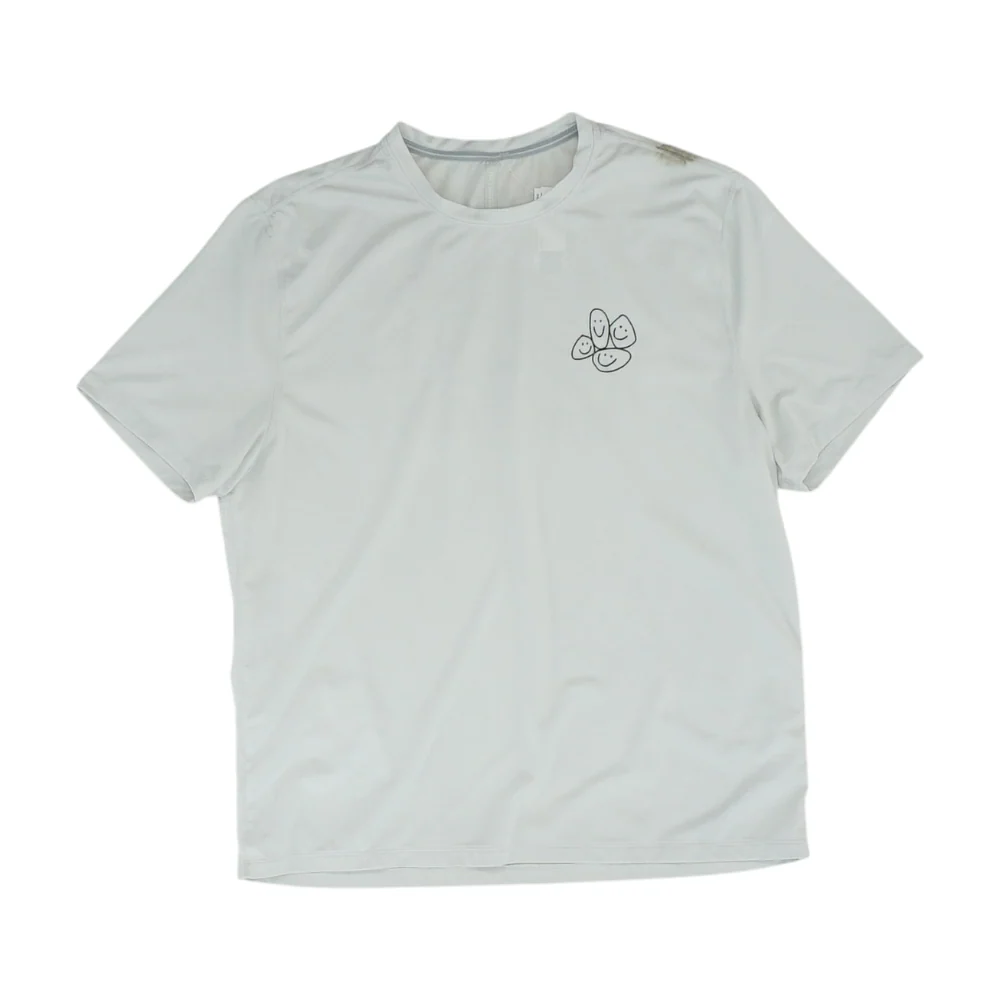 White Solid Active T-Shirt
