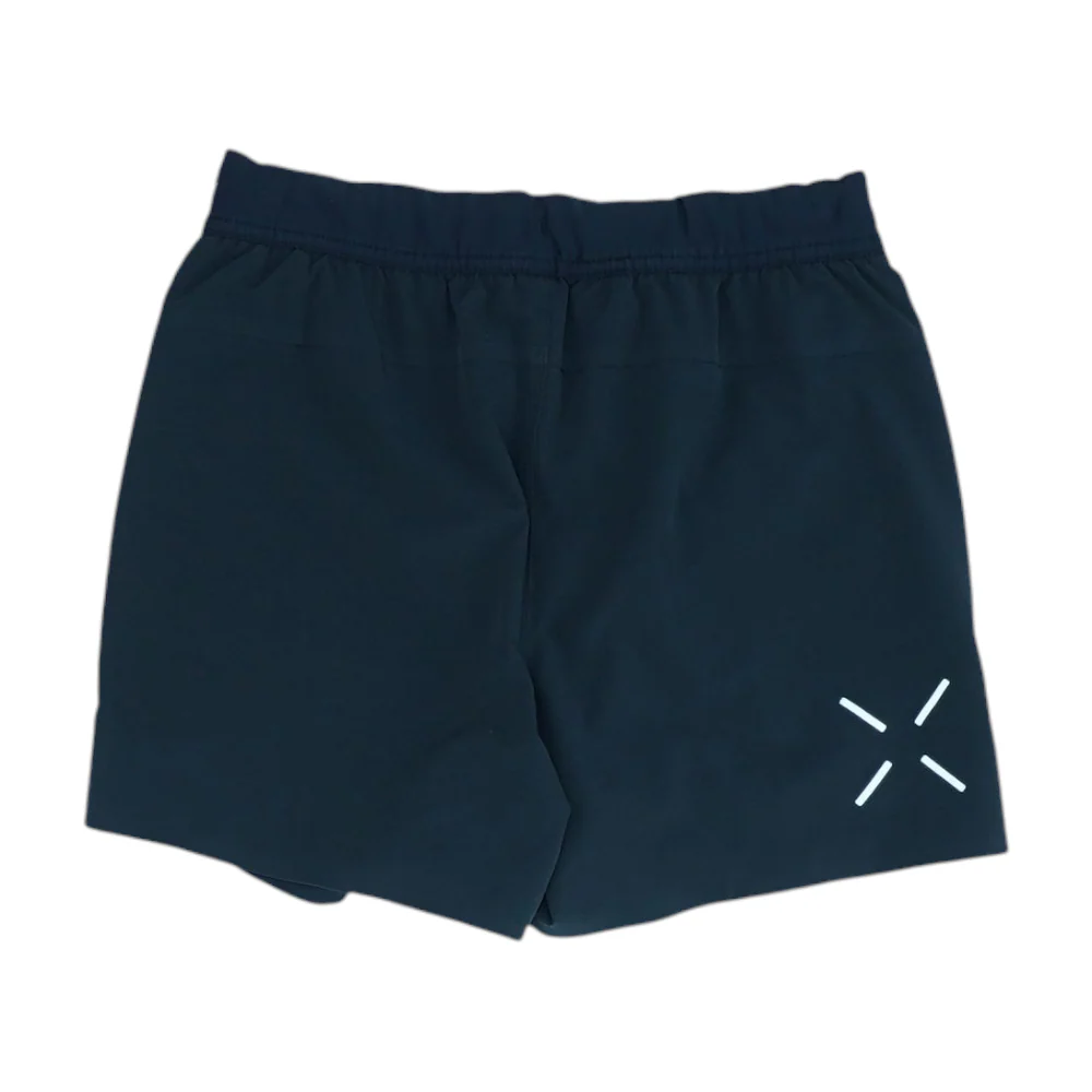 Black Solid Active Shorts - Image 2