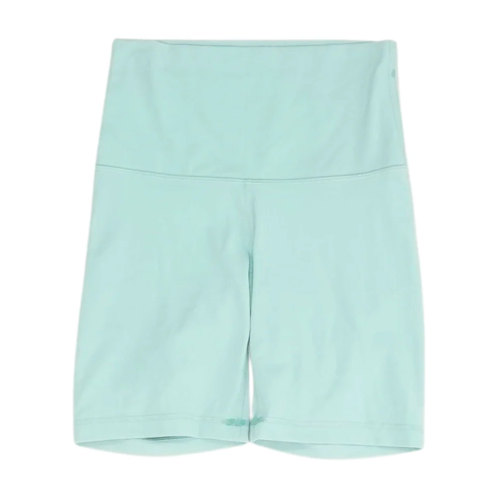 Blue Solid Active Shorts