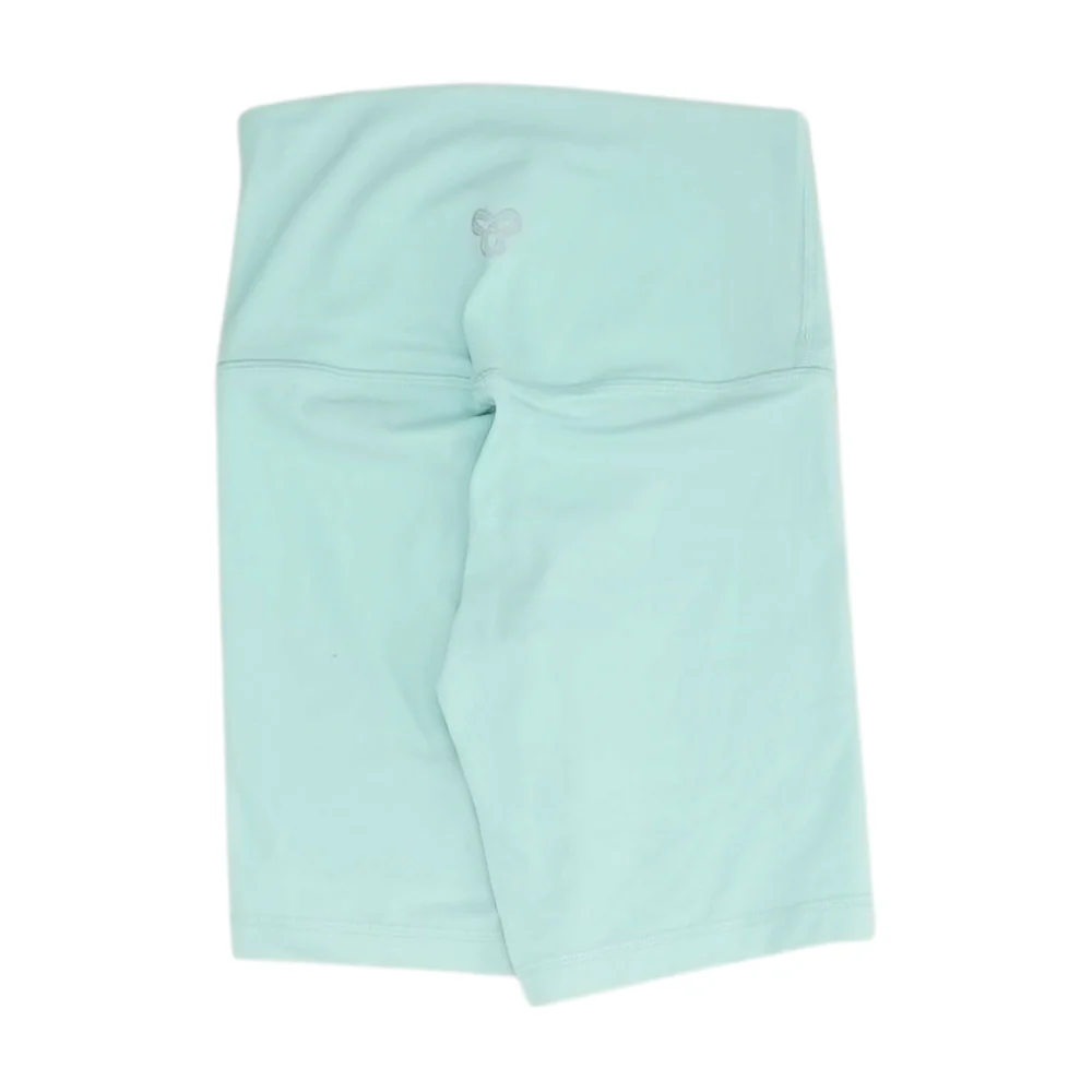 Blue Solid Active Shorts - Image 2