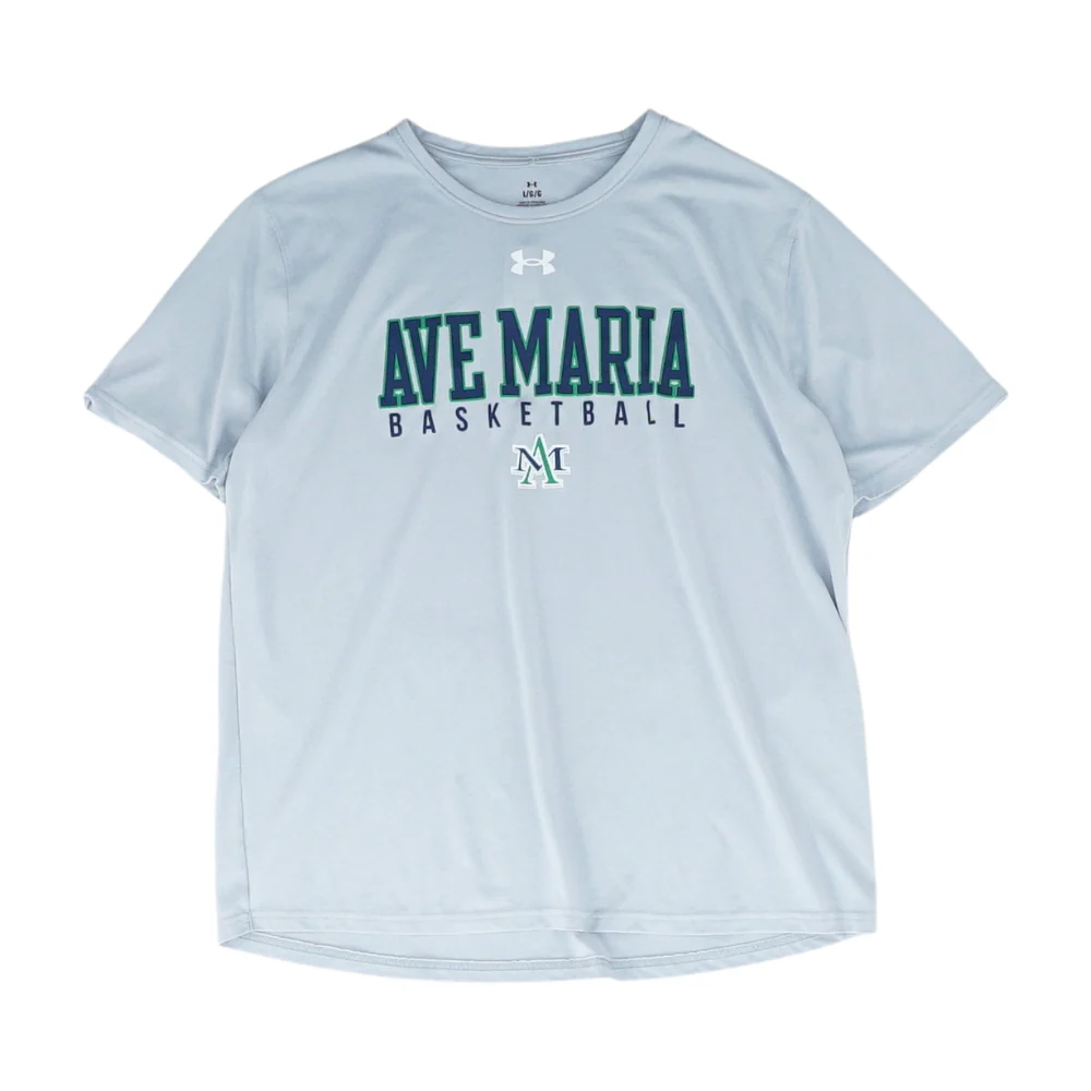 Gray Ave Maria University Solid Active T-Shirt