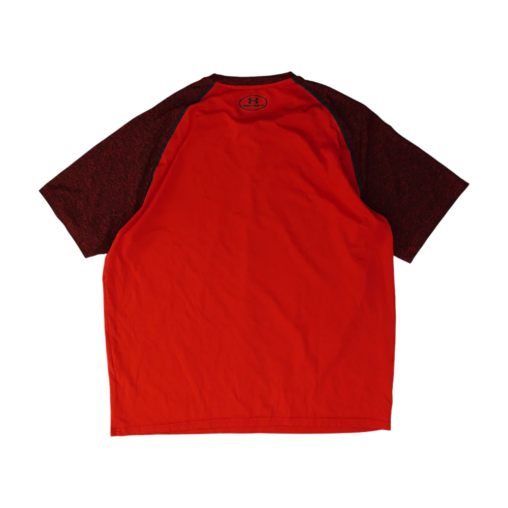 Red Color Block Active T-Shirt - Image 2
