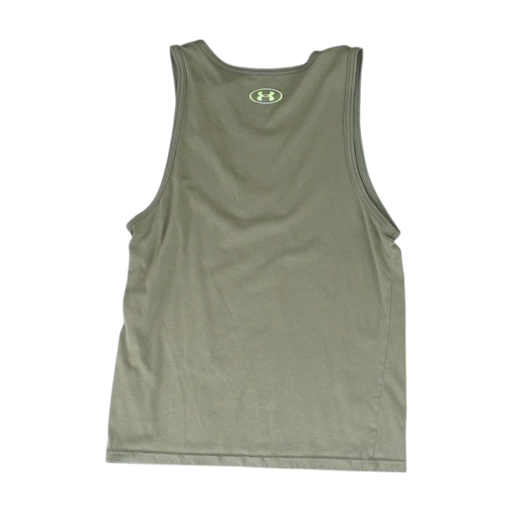 Olive Solid Active Tank - Image 2