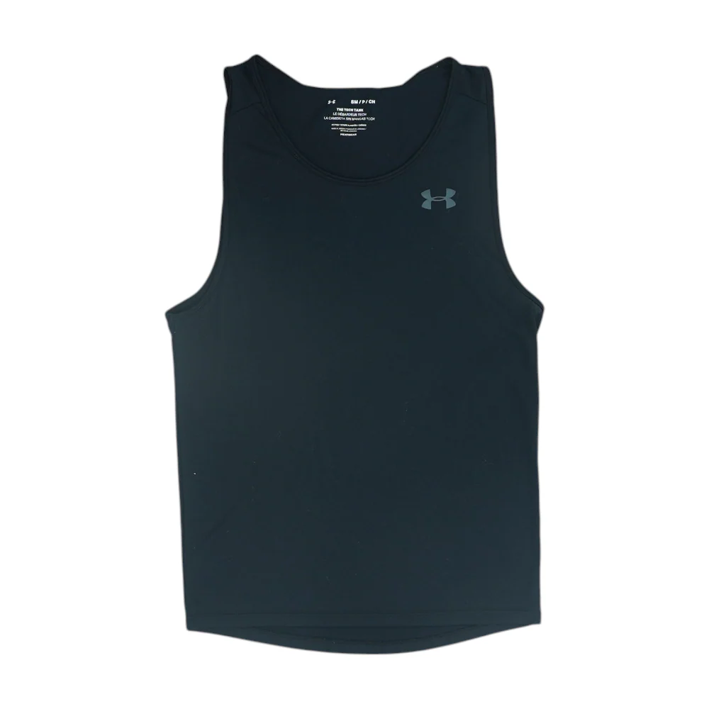 Black Solid Active Tank