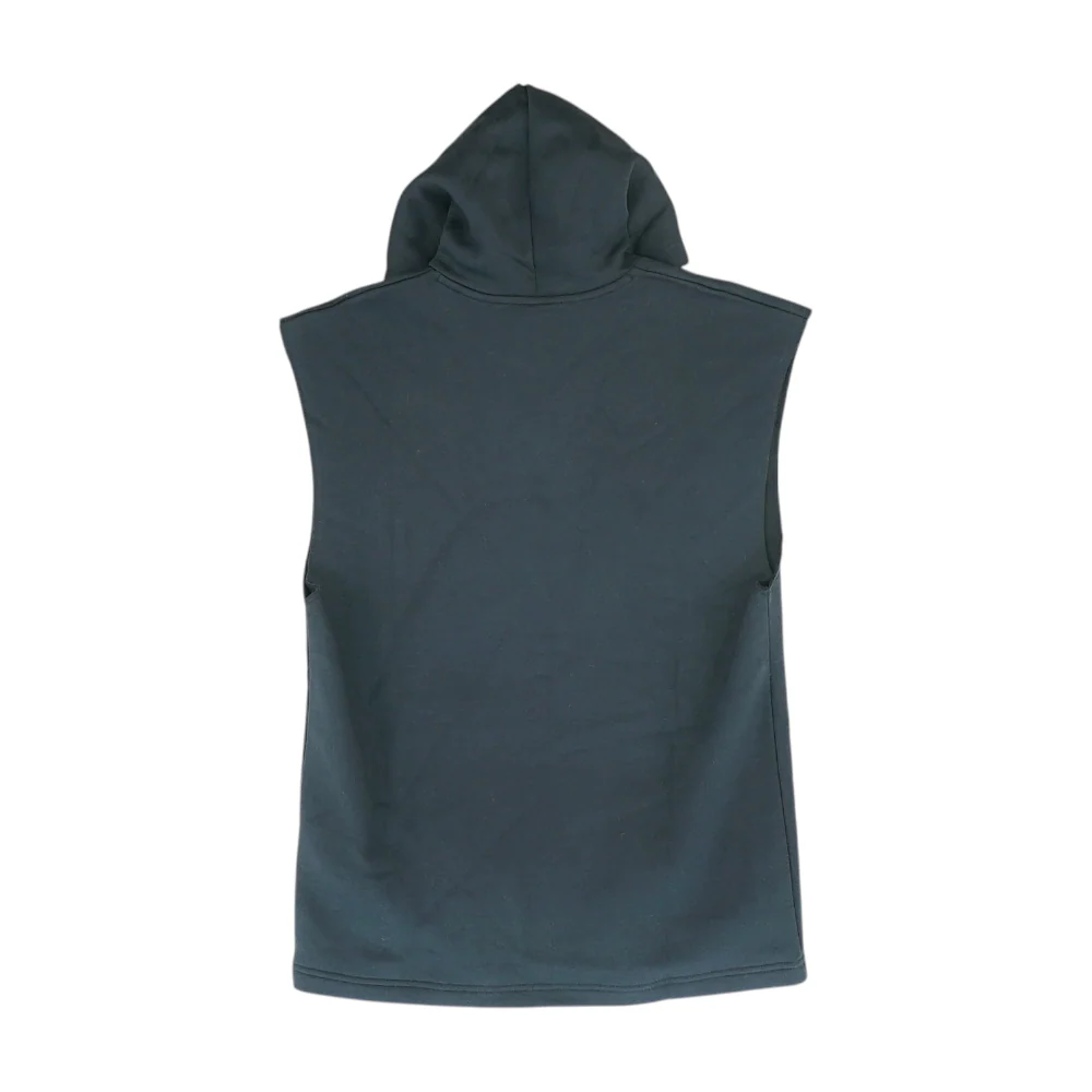 Black Solid Hoodie Pullover - Image 2