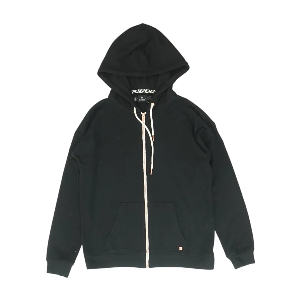Black Solid Active Jacket