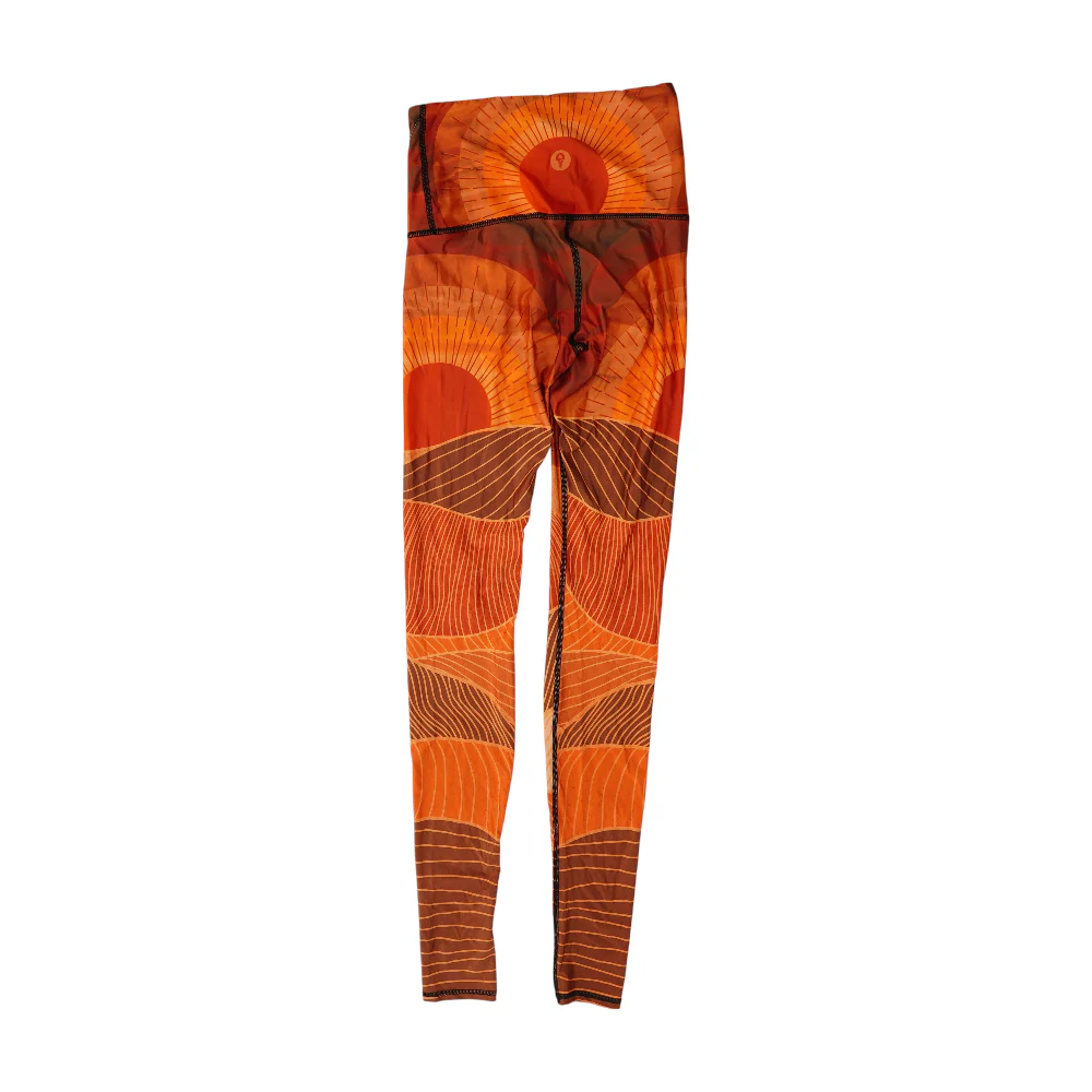 Orange Active Leggings