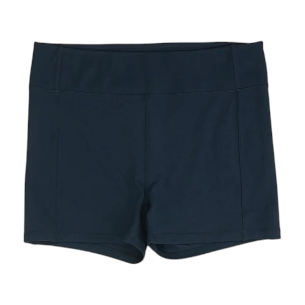 Navy Solid Active Shorts