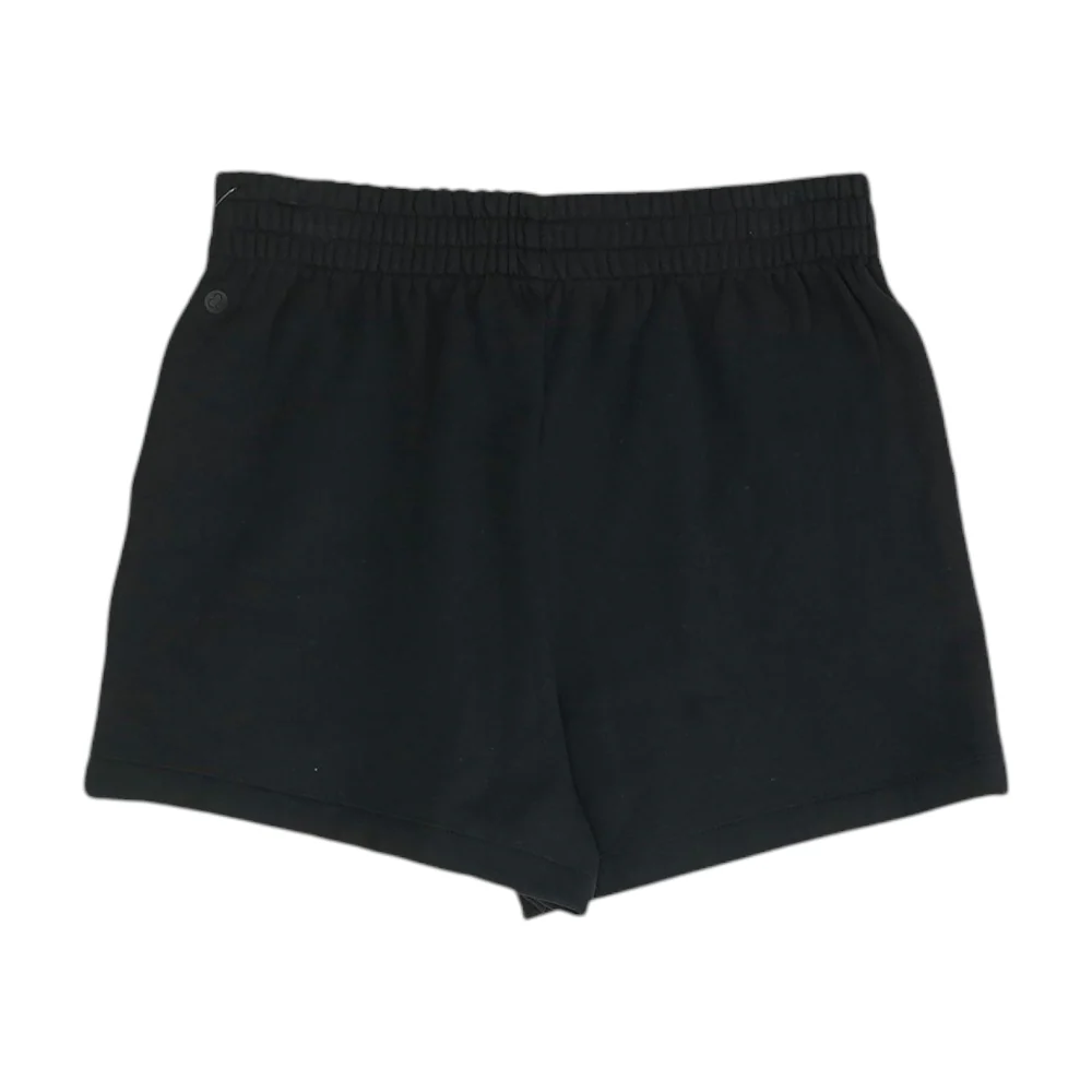 Black Solid Active Shorts - Image 2