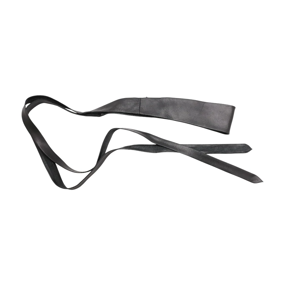Black Leather Belt