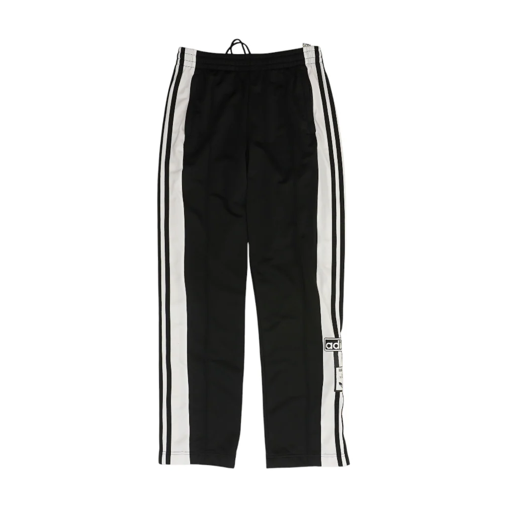 Black Color Block Regular Pants