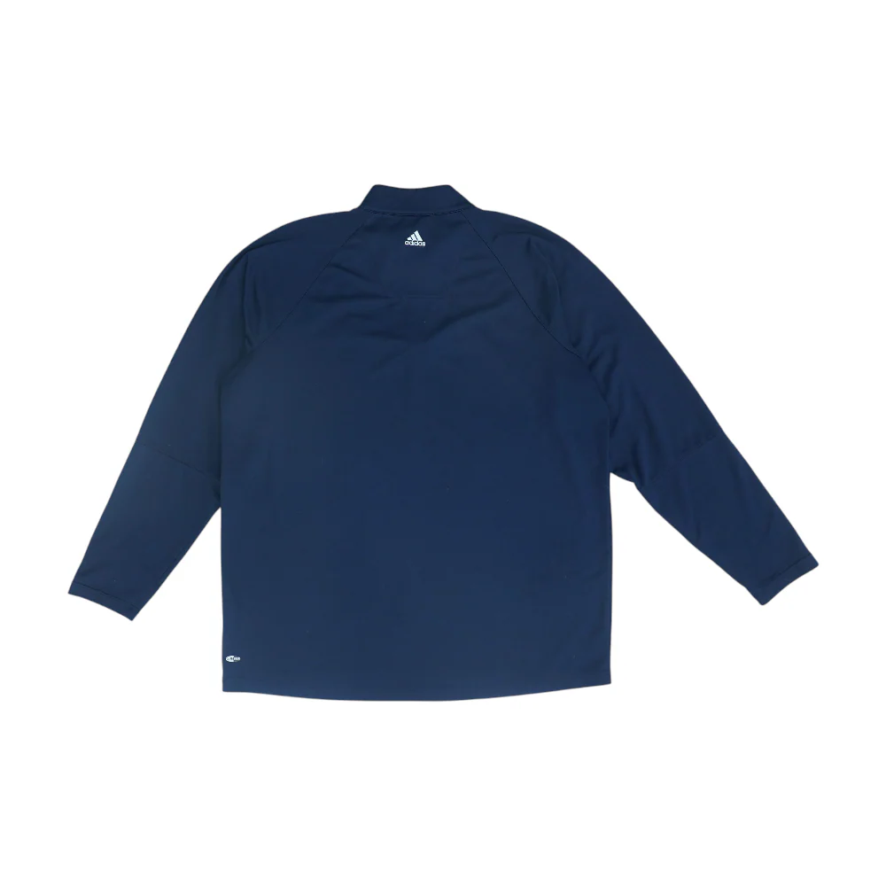 Navy Solid 1/4 Zip Pullover - Image 2