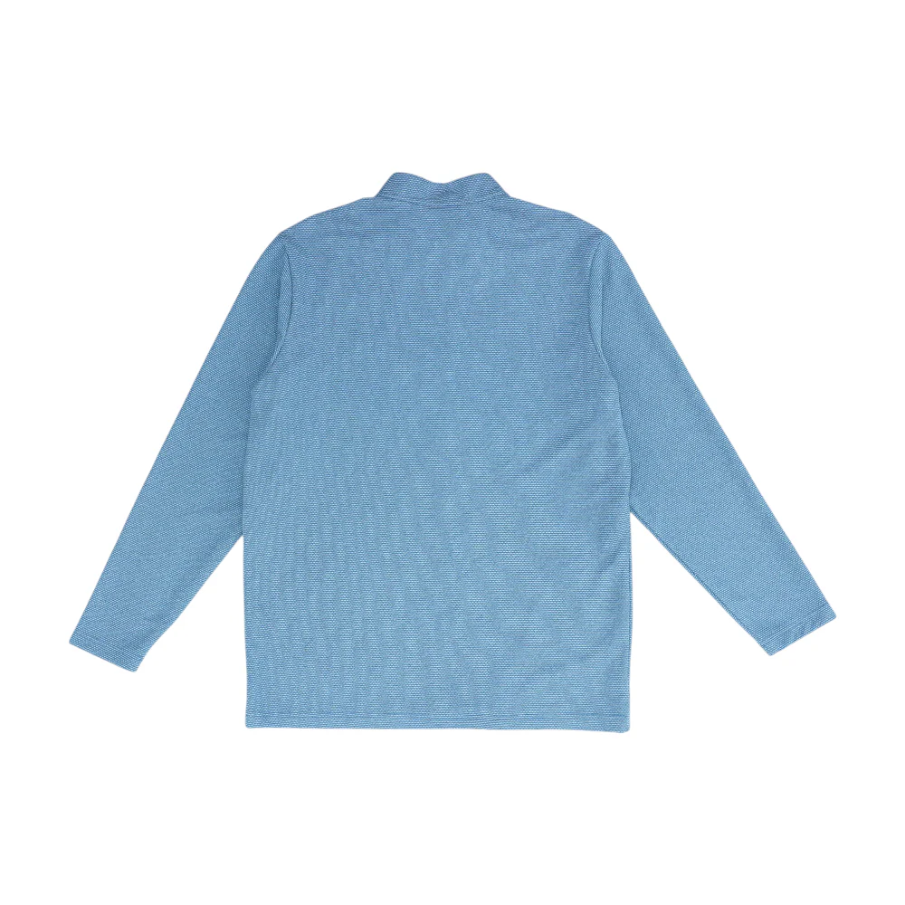 Gray Solid 1/4 Zip Pullover - Image 2