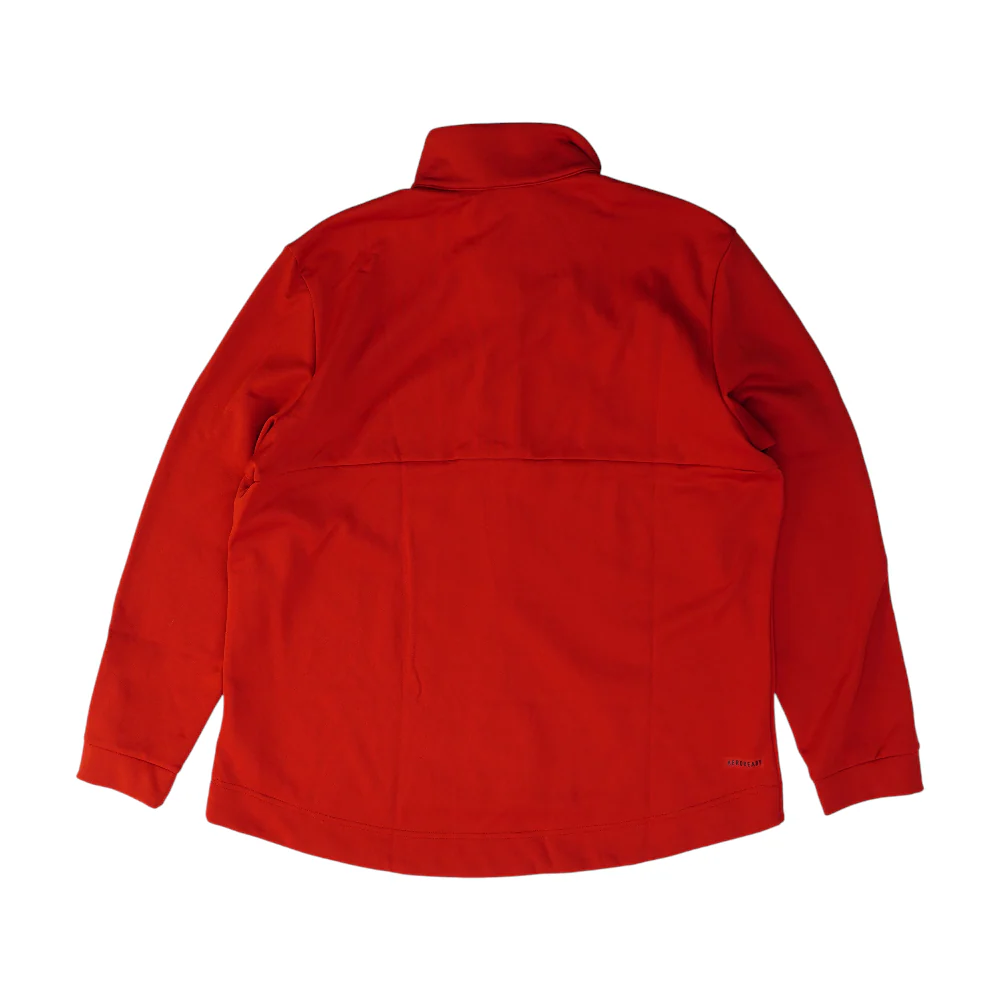 Red Solid 1/4 Zip Pullover - Image 2