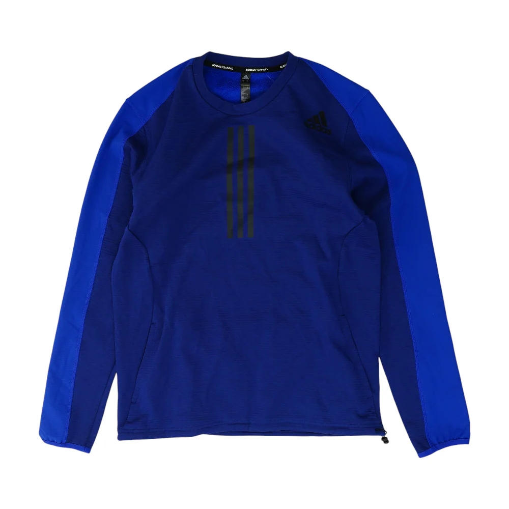 Navy Solid Sweatshirt Pullover