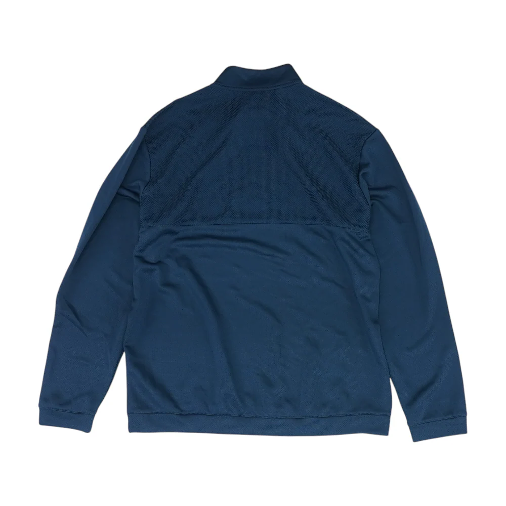 Blue Solid 1/4 Zip Pullover - Image 2