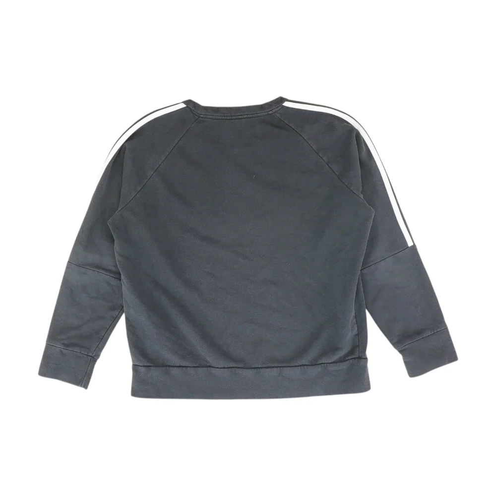 Black Solid Sweatshirt Pullover - Image 2