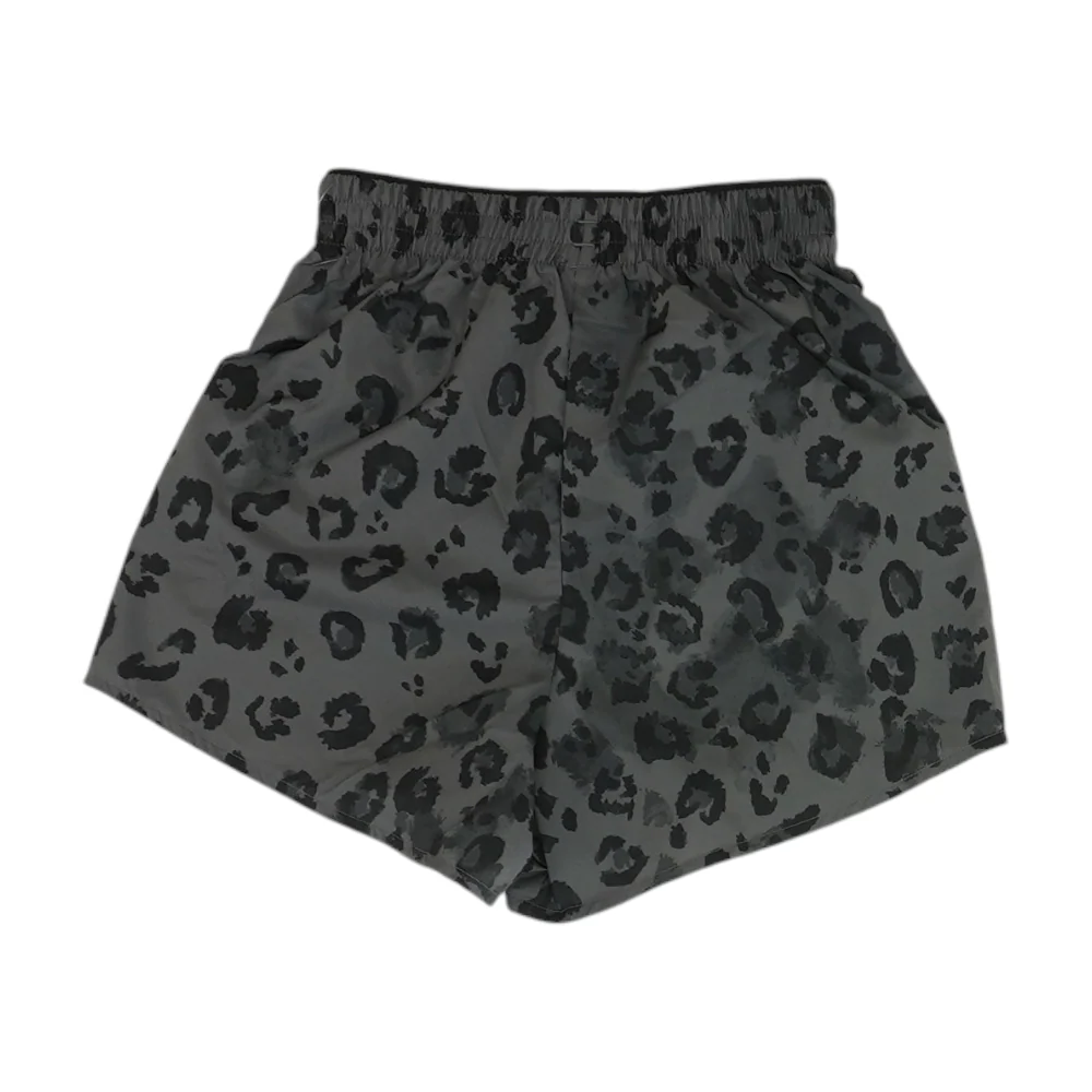 Gray Animal Print Active Shorts - Image 2