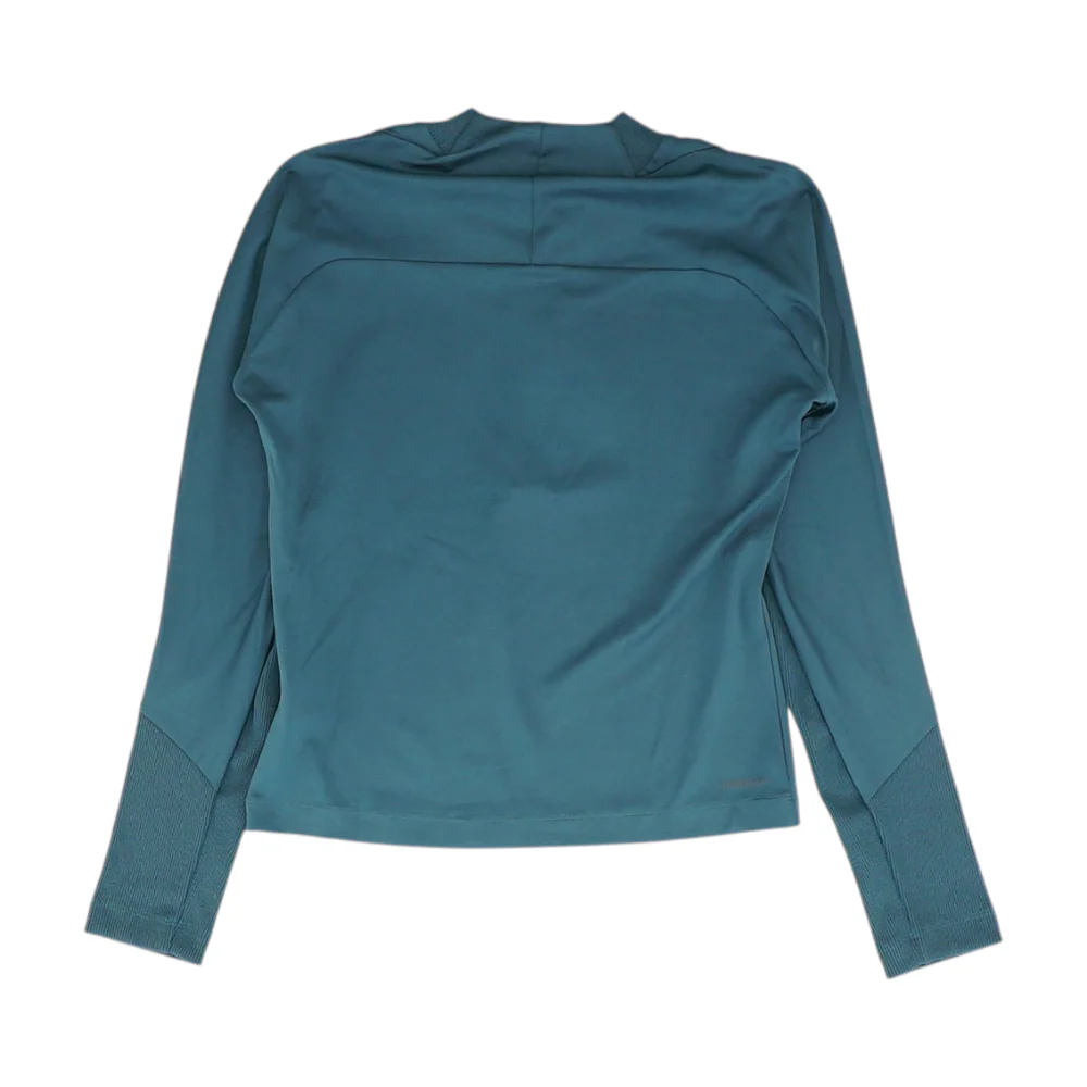 Teal Solid 1/4 Zip Pullover - Image 2