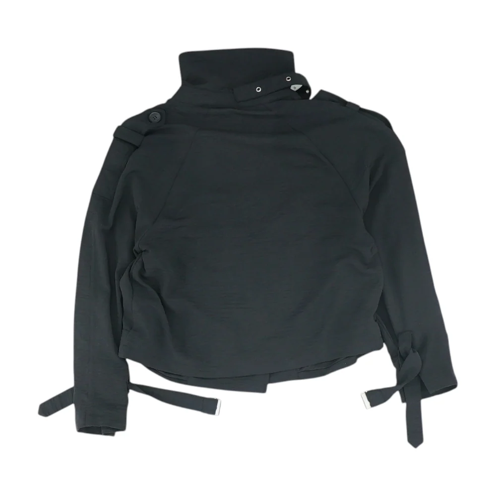 Black Solid Jacket - Image 2
