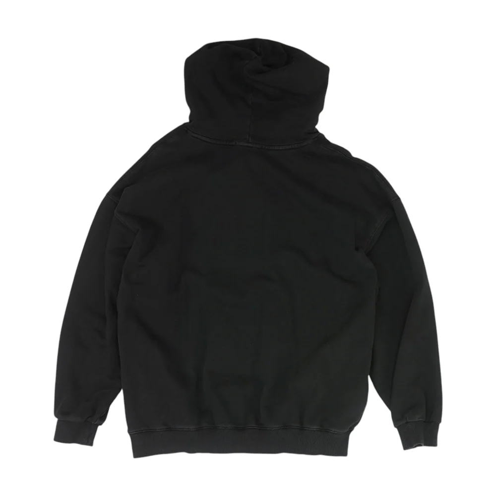 Black Solid Hoodie Pullover - Image 2