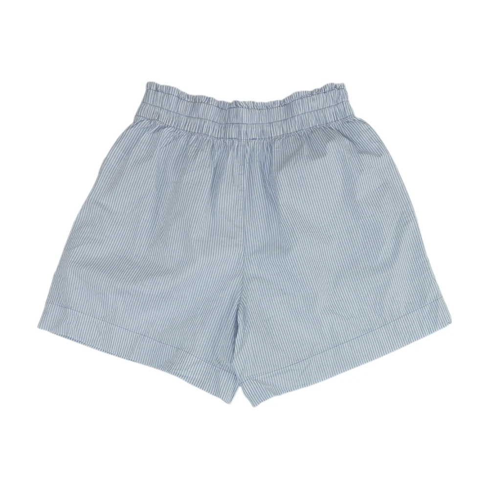 Blue Striped Chino Shorts - Image 2