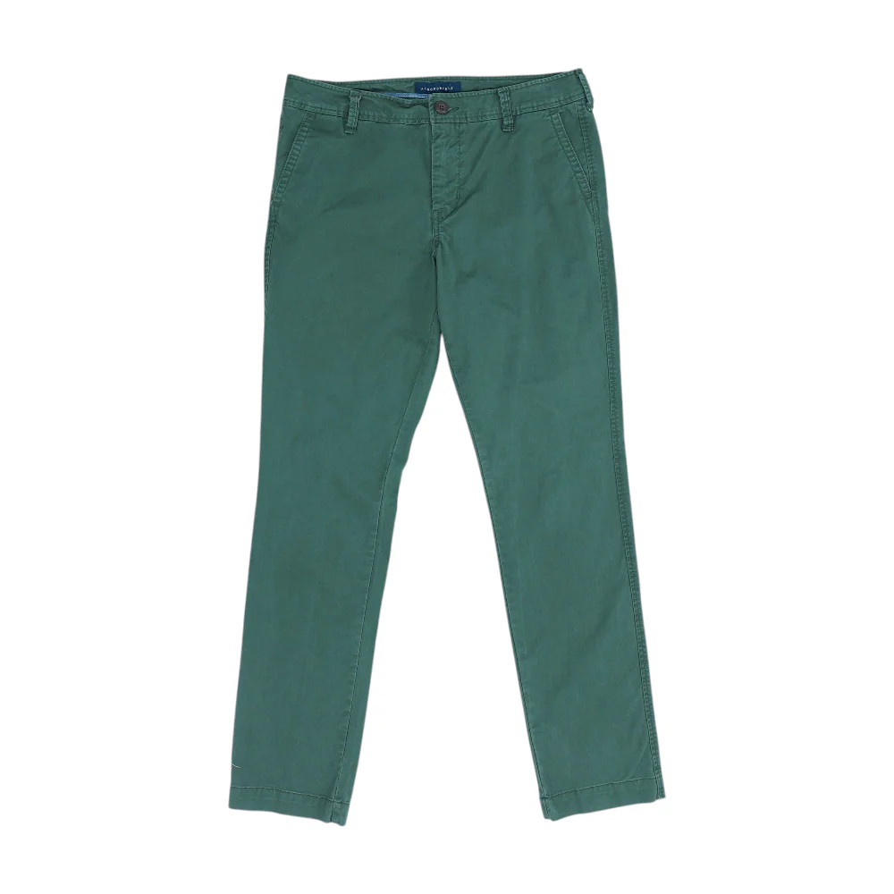 Green Slim Pants