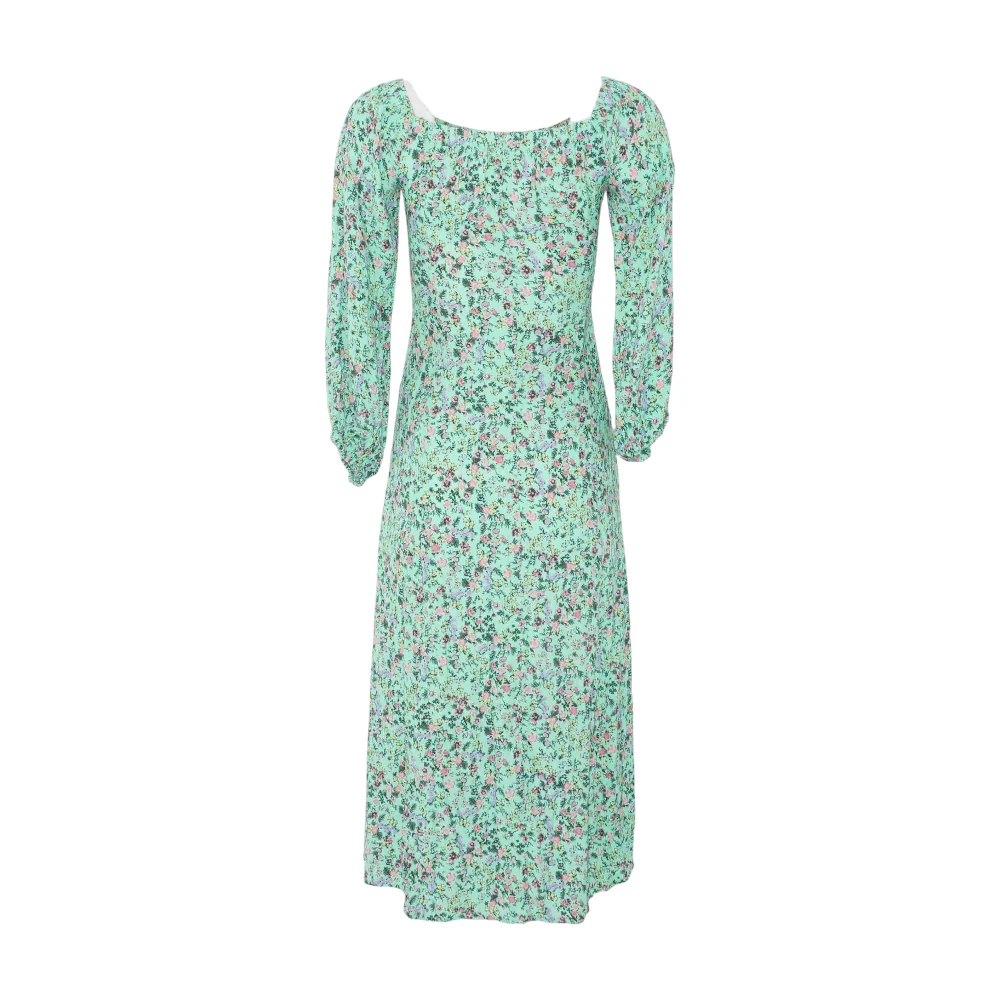 Green Floral Midi Dress - Image 2