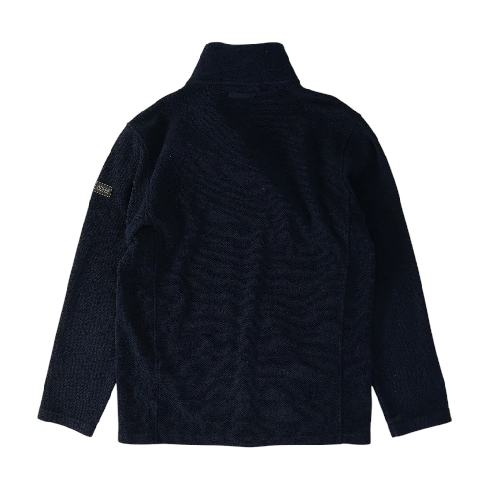 Navy Solid Jacket - Image 2