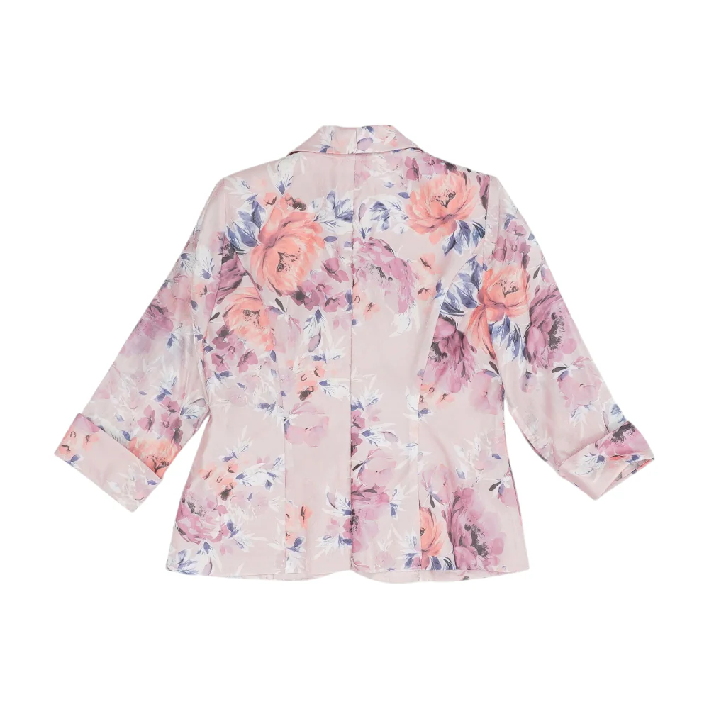 Pink Floral Blazer - Image 2