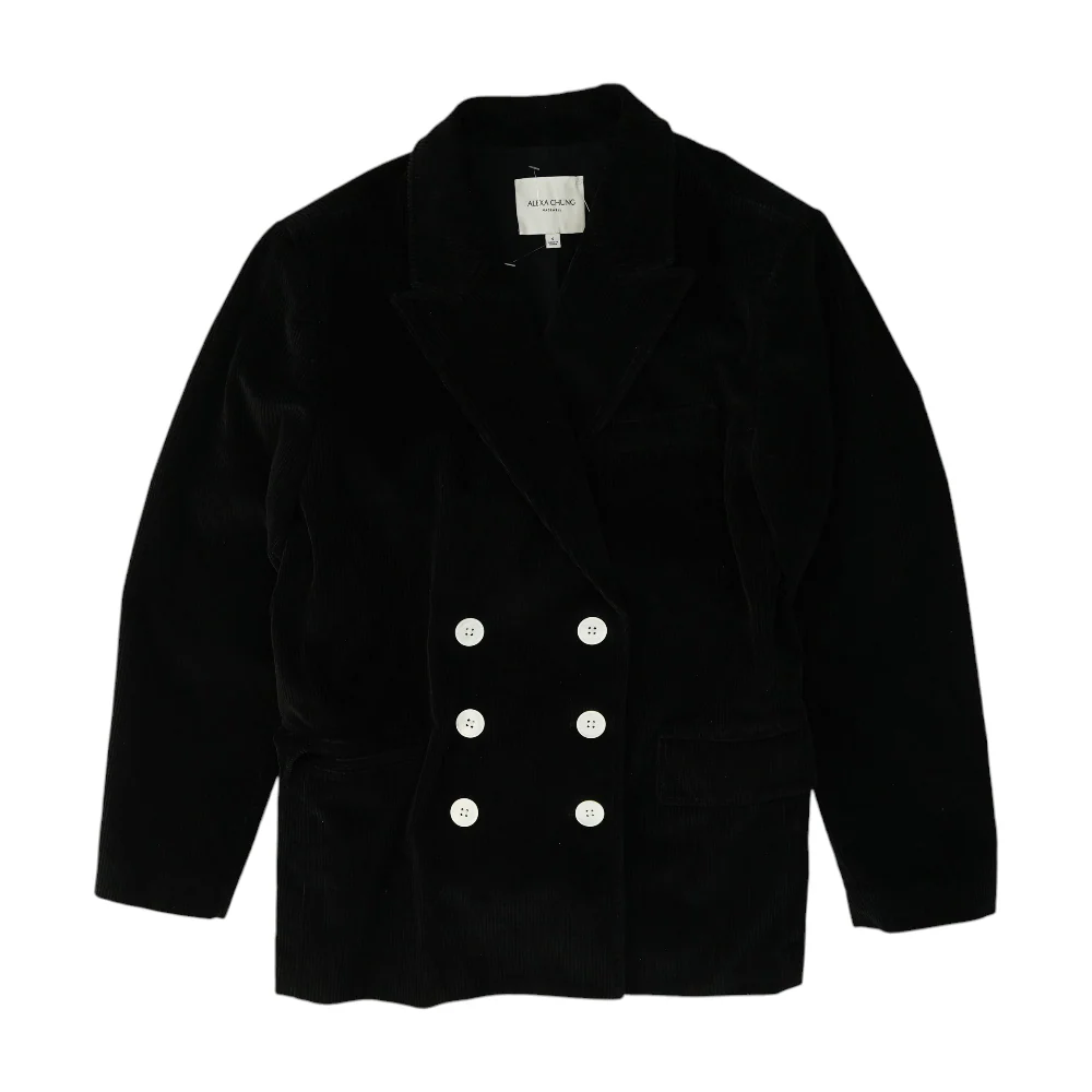 Black Solid Blazer