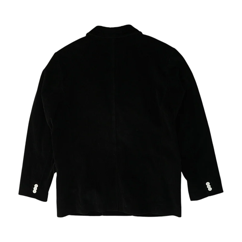 Black Solid Blazer - Image 2