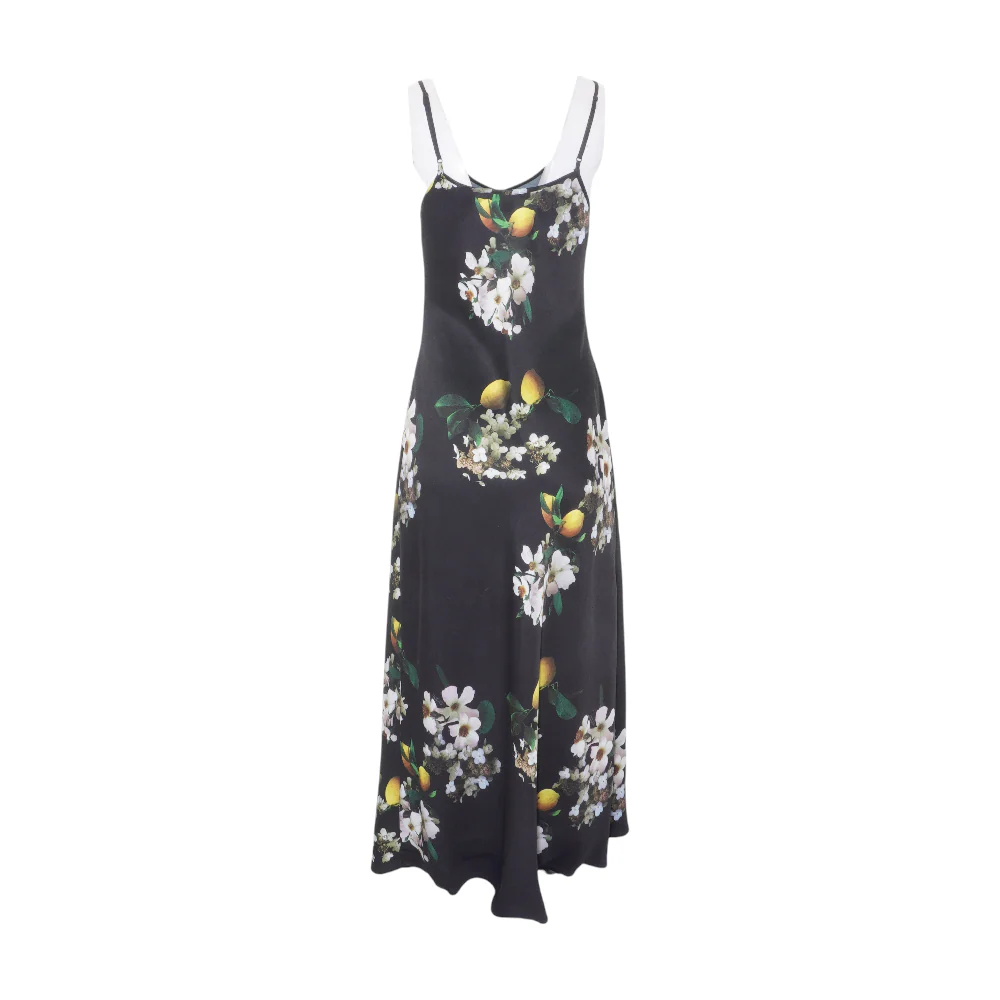 Black Floral Maxi Dress - Image 2