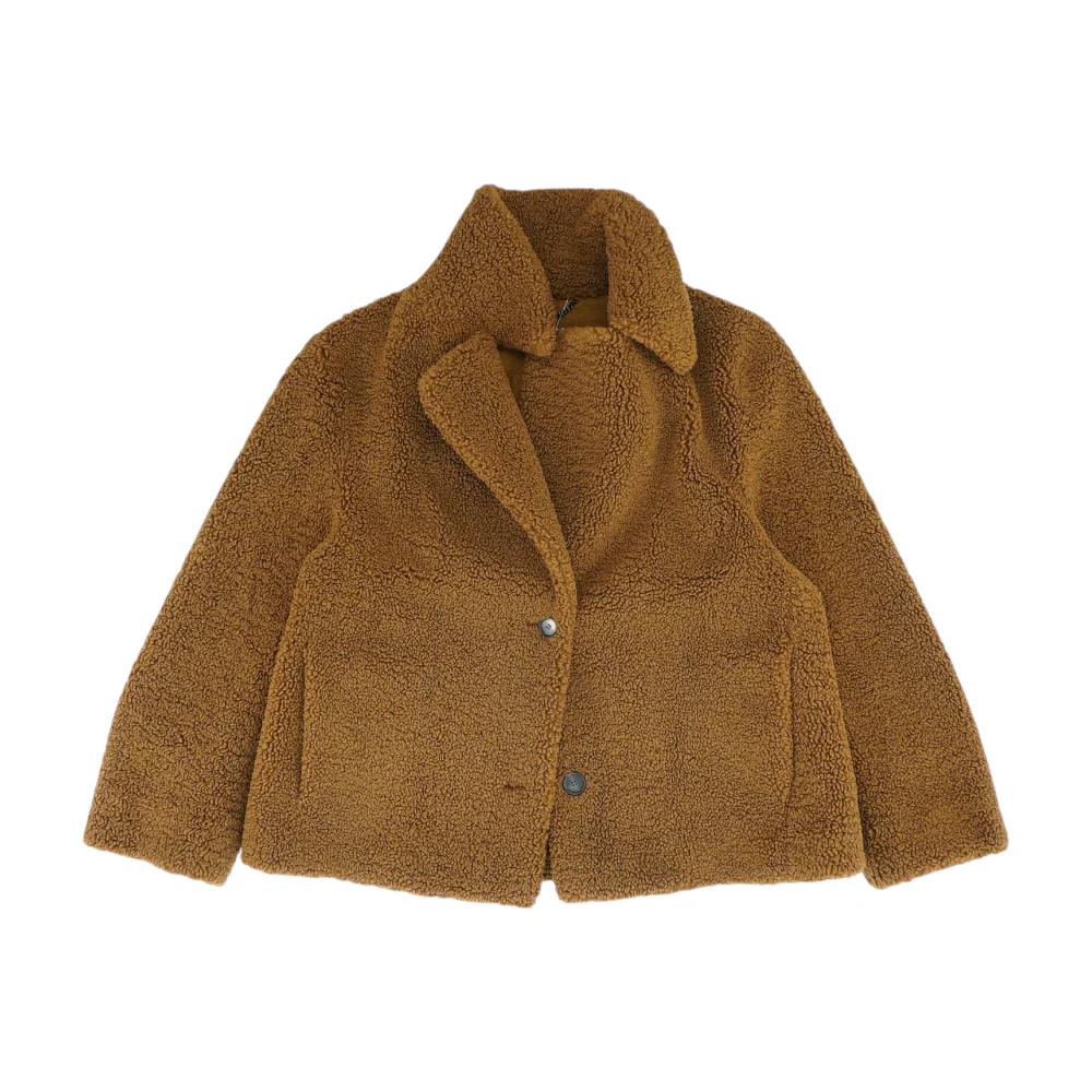 Brown Solid Jacket