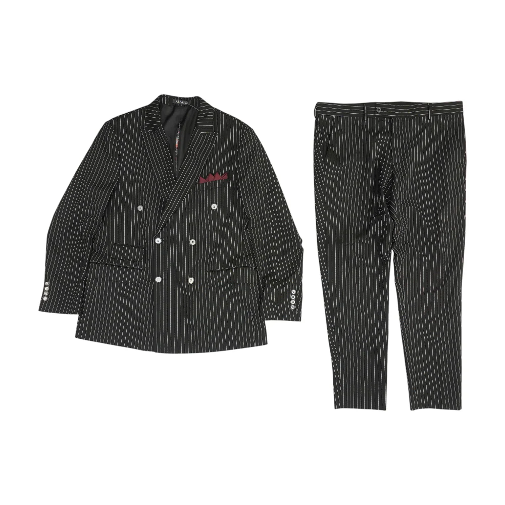 Black Striped Suit