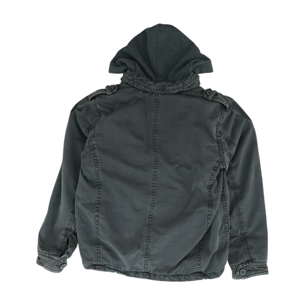 Gray Solid Jacket - Image 2