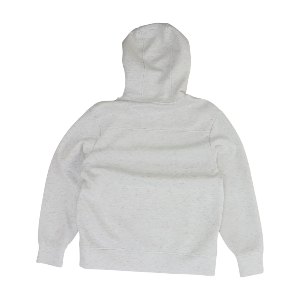 Gray Solid Hoodie Pullover - Image 2