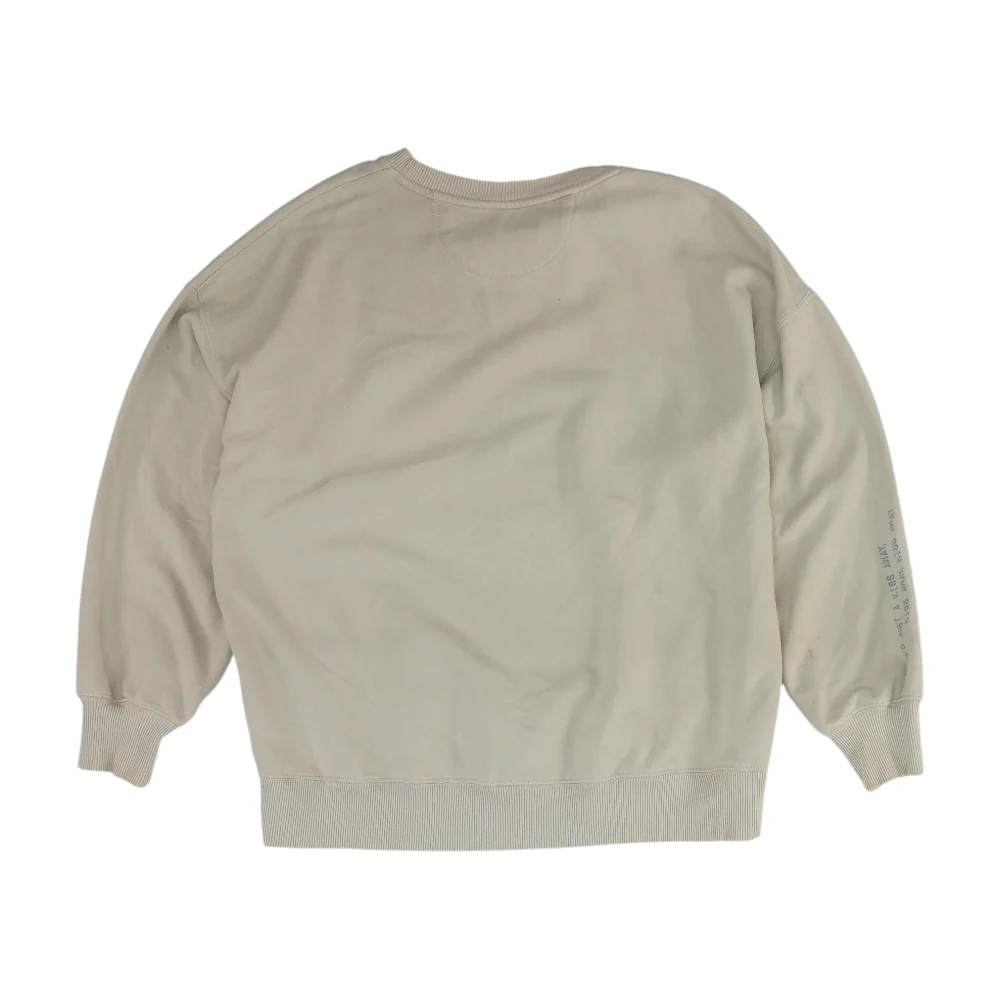 Gray Solid Sweatshirt Pullover - Image 2