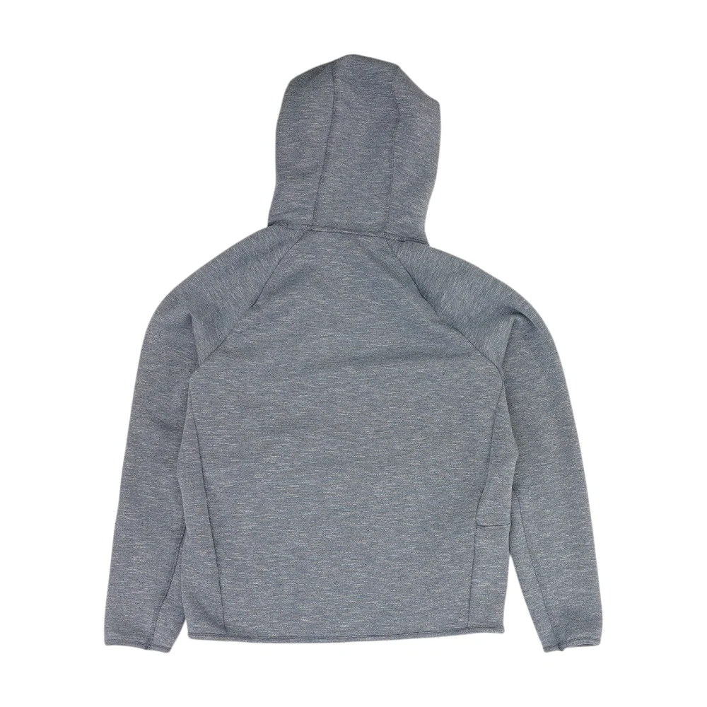 Blue Solid Hoodie Pullover - Image 2