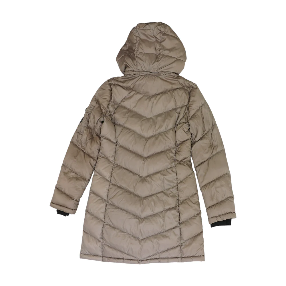 Beige Solid Coat - Image 2