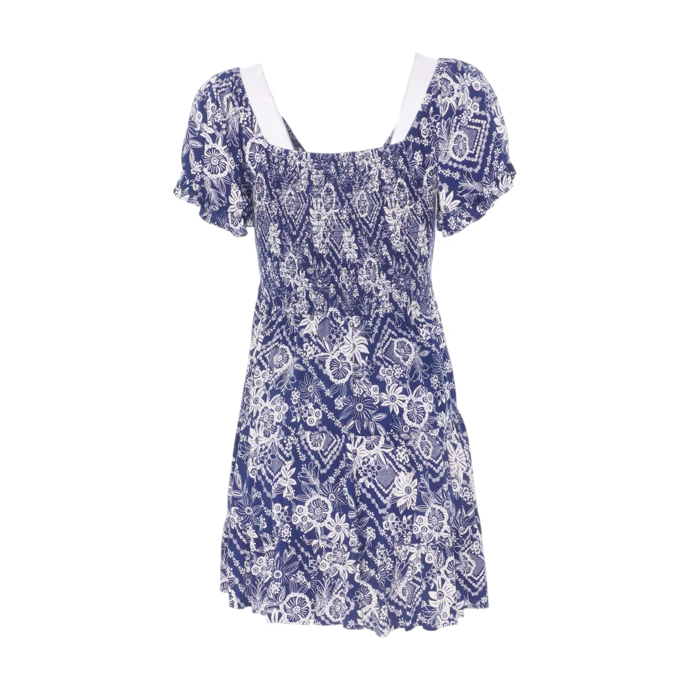 Navy Floral Mini Dress - Image 2