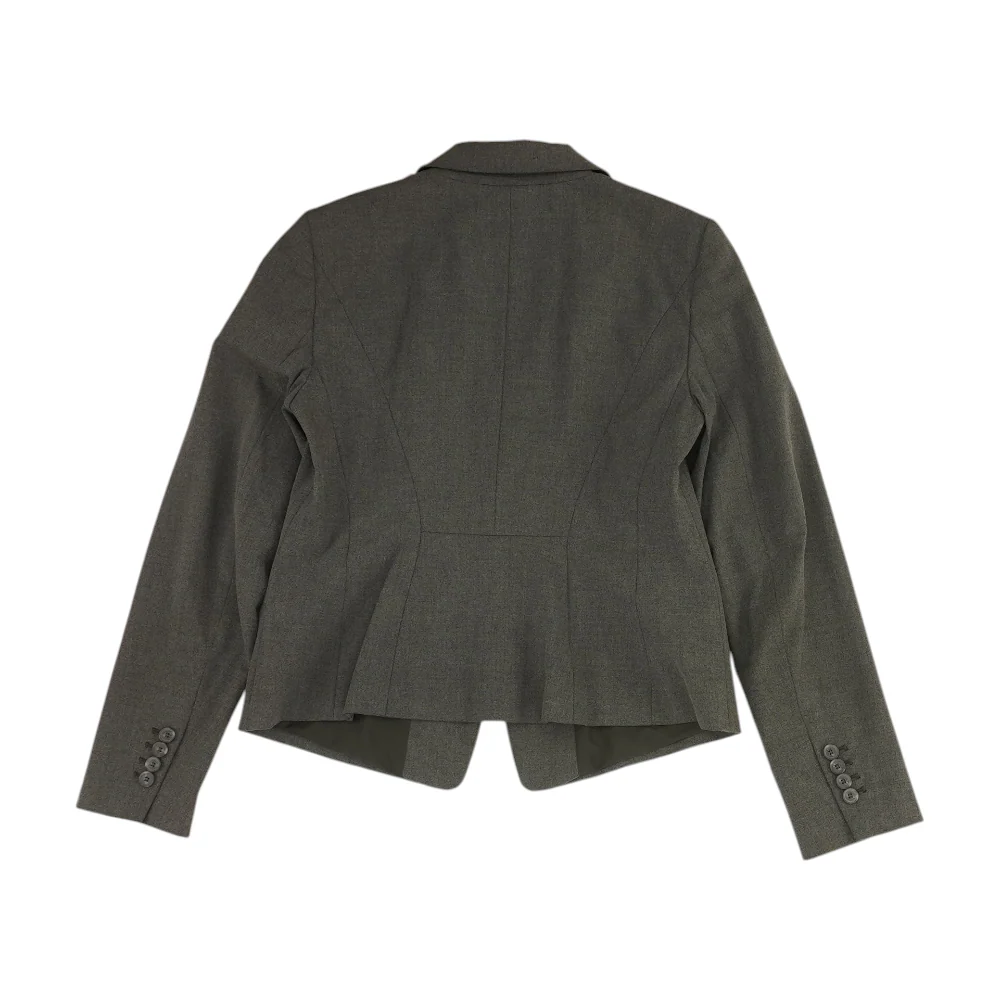 Gray Solid Blazer - Image 2