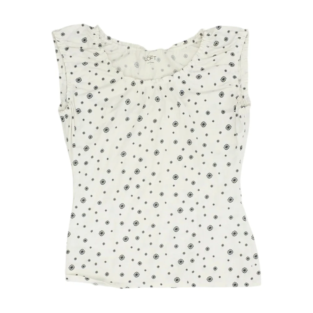 White Print Blouse