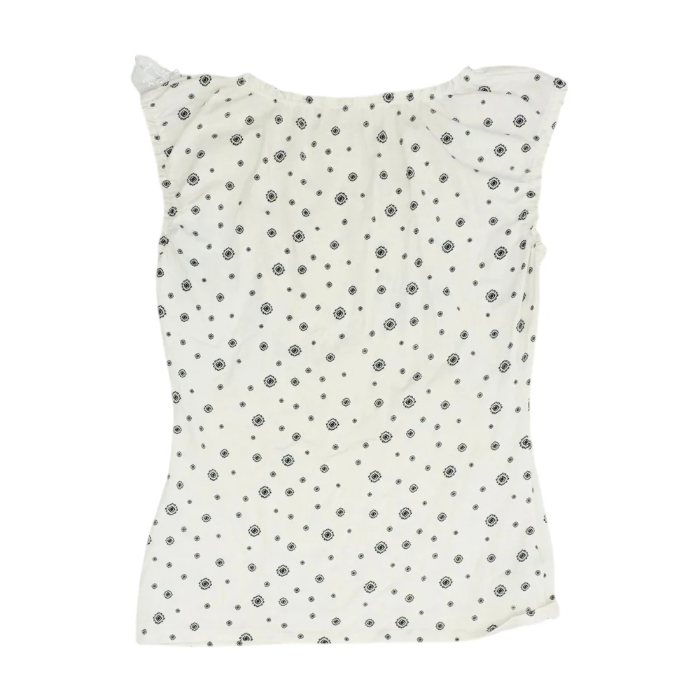 White Print Blouse - Image 2