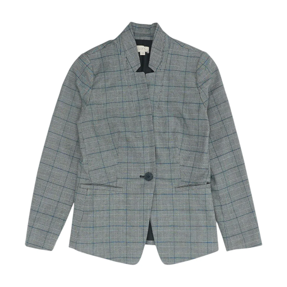 Gray Plaid Blazer