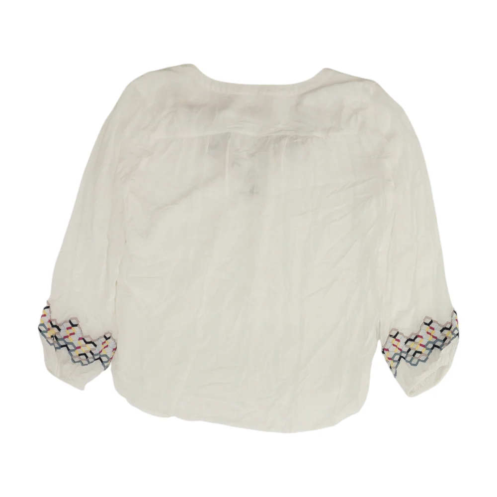 White Petite Blouse - Image 2