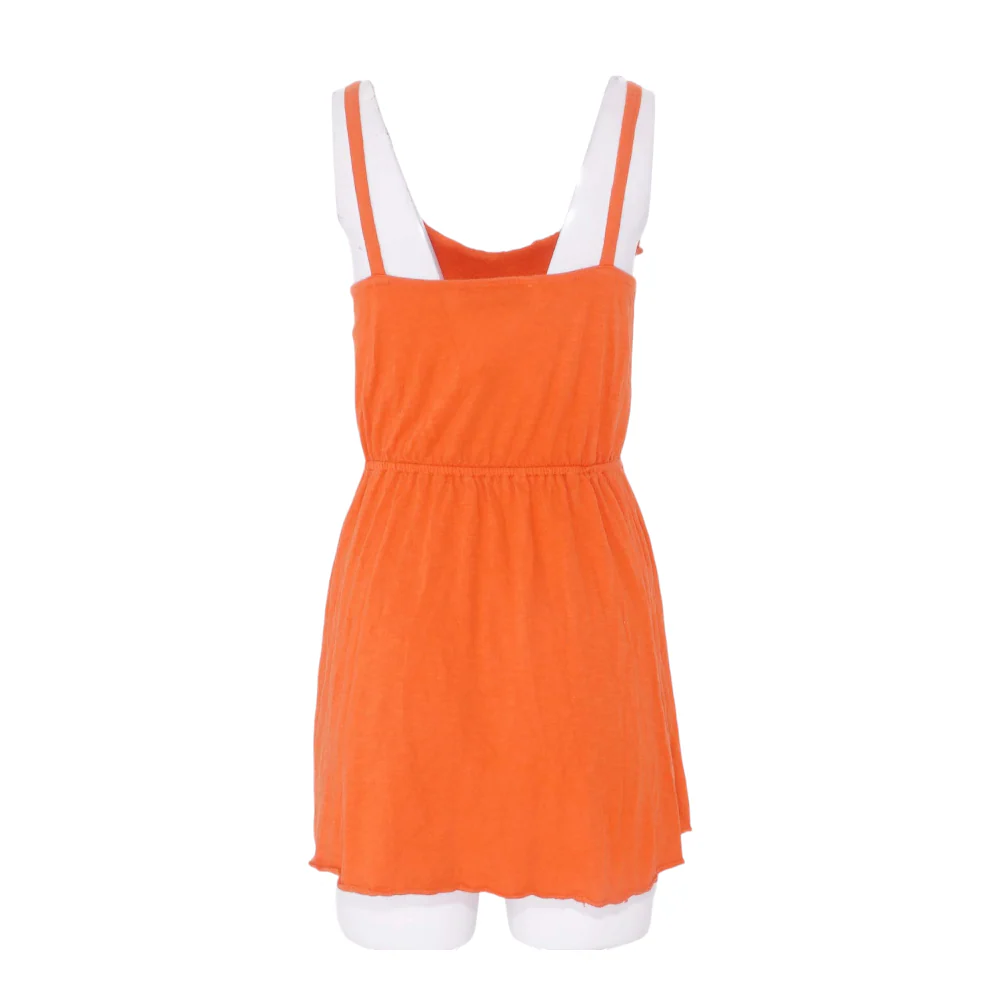 Orange Mini Dress - Image 2