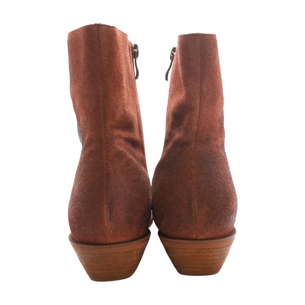 Rust Ankle Boots - Image 2