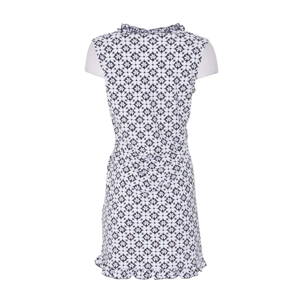 Black Floral Mini Dress - Image 2