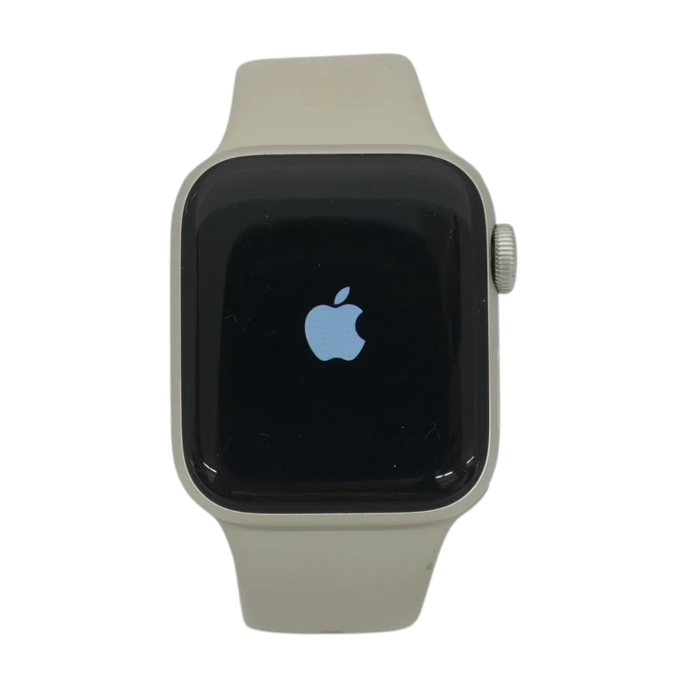 40mm Series SE 2nd Gen Starlight Smartwatch Gray Band S/M